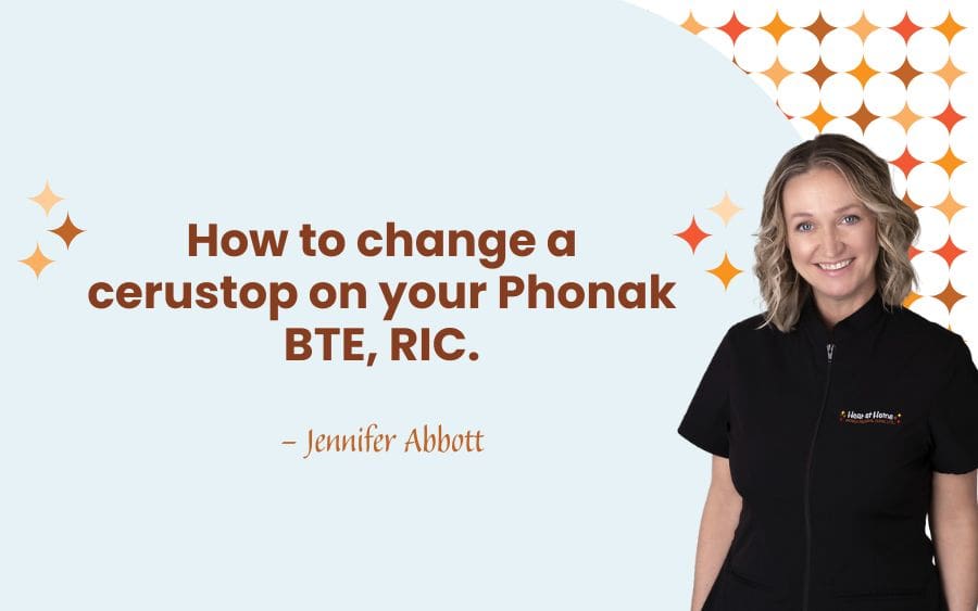 How to change a cerustop on your Phonak BTE, RIC