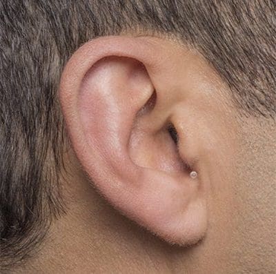 IIC hearing aid model