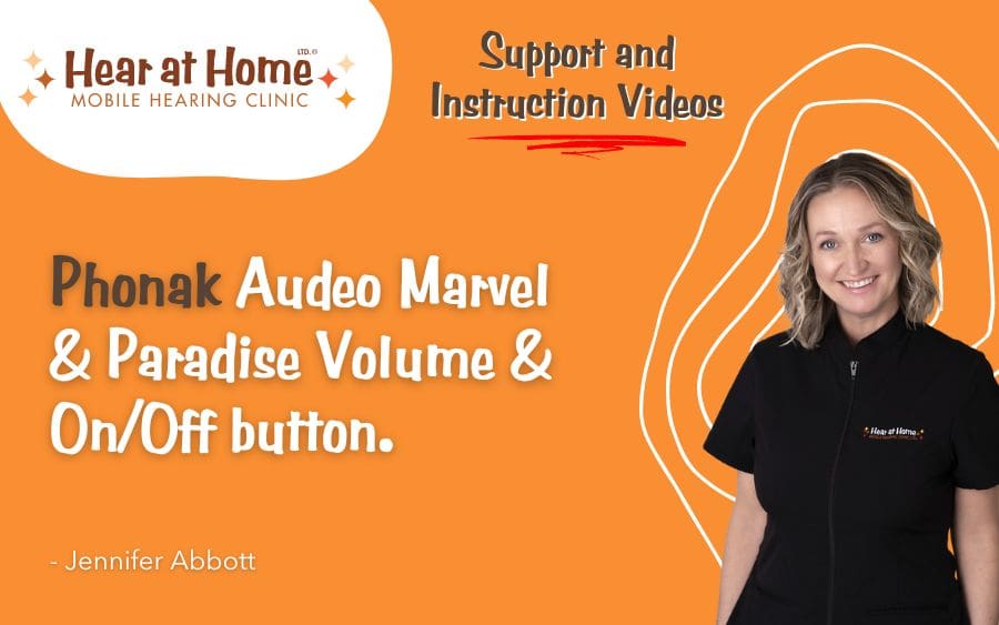 Phonak Audeo Marvel & Paradise Volume & On/Off button