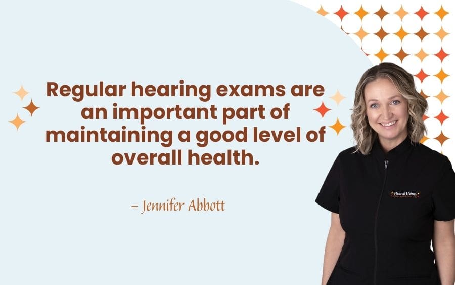 Regular hearing exams are an important part of maintaining a good level of overall health.